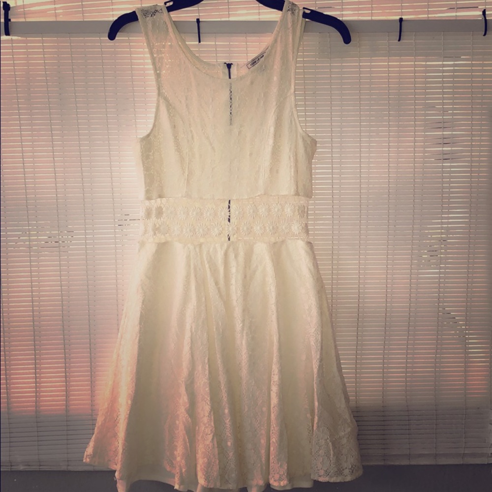 White cute dress
